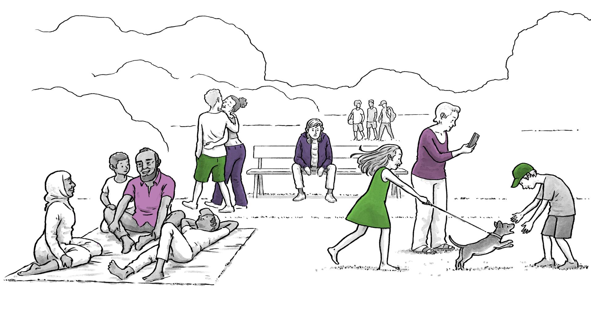 Illustratie Eenzaamheid